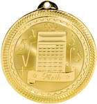 gold math medal in the BriteLazer style