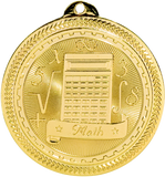 gold math medal in the BriteLazer style