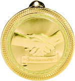 gold sportsmanship medal in the BriteLazer style