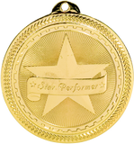 gold Star Performer medal in the BriteLazer style