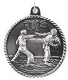 High Relief Karate Medal