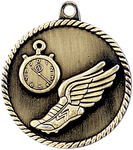 High Relief Track Medal