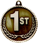 High Relief 1st Place Medal