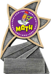 math trophy in the jazz star style