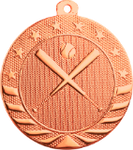 bronze baseball or softball medal in the Starbrite style