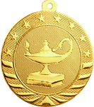 gold lamp of knowledge medal in the Starbrite style