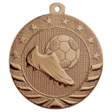 bronze soccer (futbol) medal in the Starbrite style