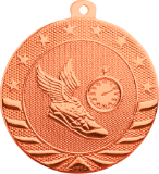bronze track medal in the Starbrite style