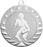 silver wrestling medal in the Starbrite style