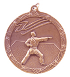 Shooting Star Karate Medal - 2.5"