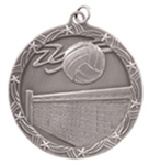 Shooting Star Volleyball Medal - 2.5"
