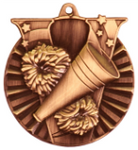 bronze cheer medal in the V-Series style