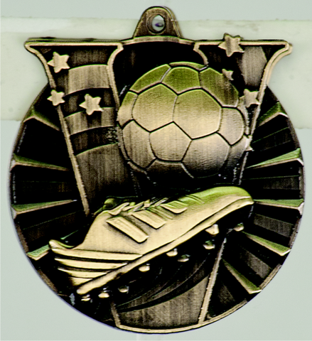 V-Series Soccer (Futbol) Medal