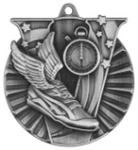 silver track medal in the V-Series style