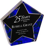 Velvet Star Acrylic - Outstanding Achievement Award