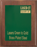 Walnut Wood Plaque with Standard Plate - Outstanding Sales Achievement Award